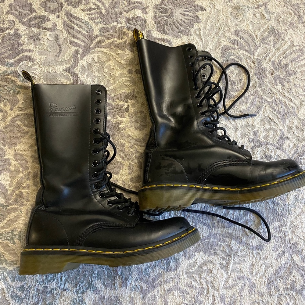 Dr. Martens Black Lace Up Boots